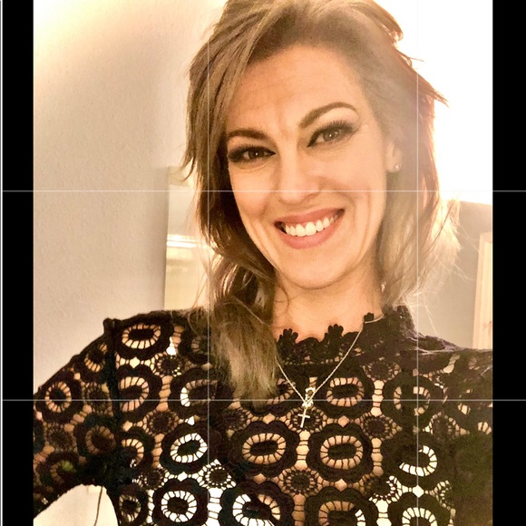 💲PRICE⬇️Little Mistress Navy Lace Cutout Jumpsuit - Picture 4 of 13